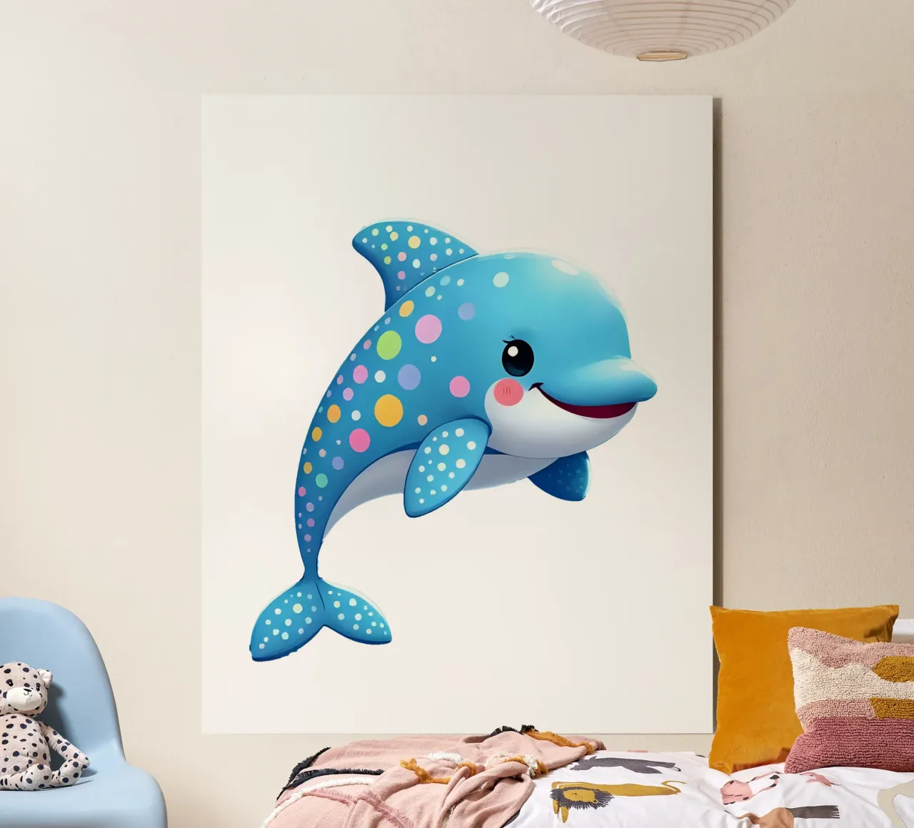 Delphin_4a alluminio dibond da Tierisch bunt by LK