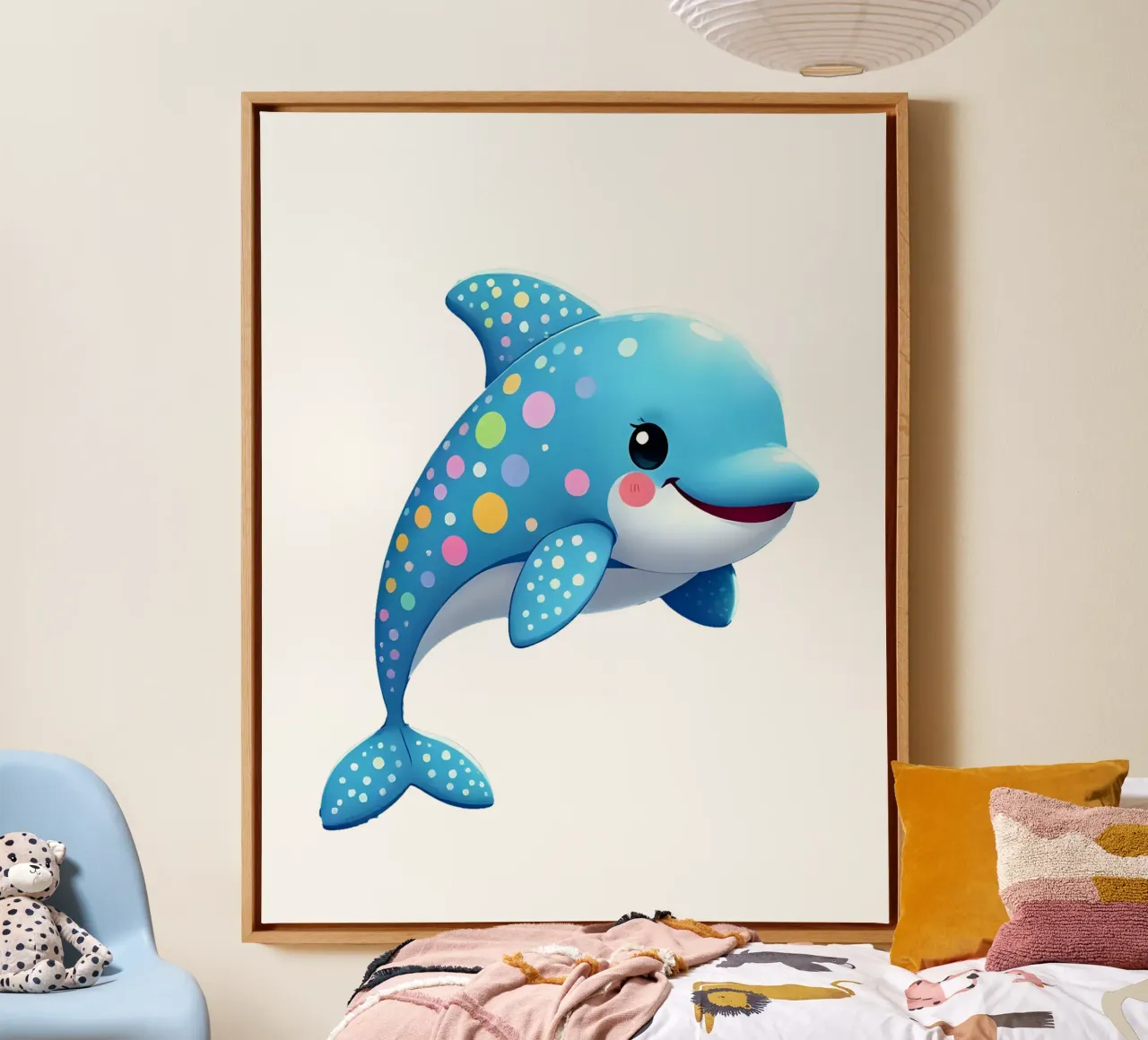 Delphin_4a tela da Tierisch bunt by LK