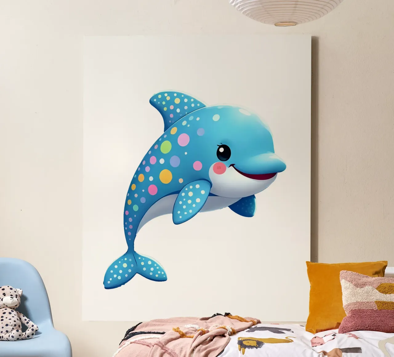 Delphin_4a tela da Tierisch bunt by LK
