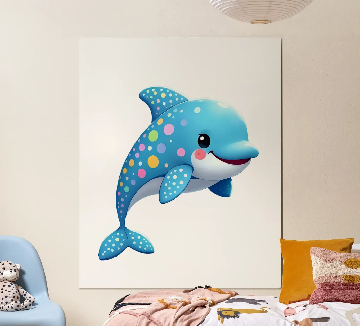 Delphin_4a poster da Tierisch bunt by LK