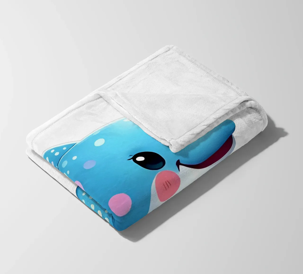 Delphin_4a coperta in pile da Tierisch bunt by LK