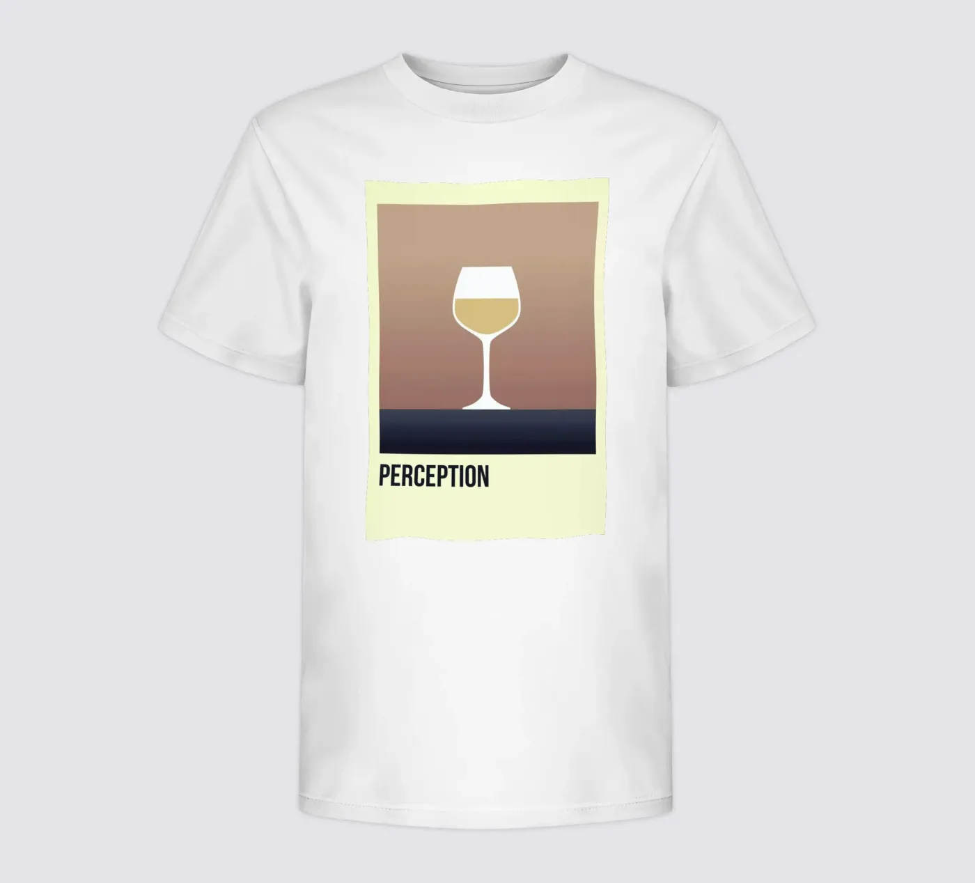 Perception White kinder t-shirt van Trabolt Design