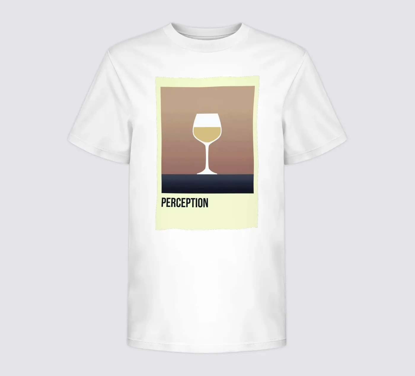 Perception White kinder t-shirt van Trabolt Design