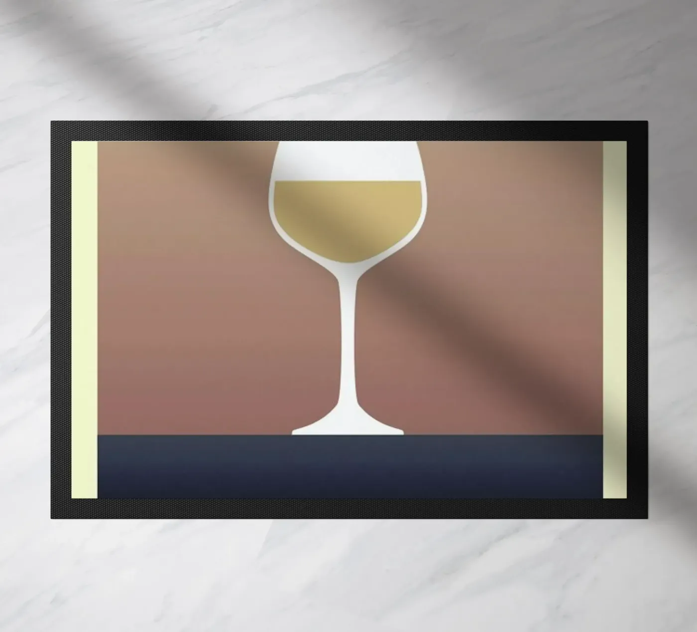 Perception White doormat by Trabolt Design