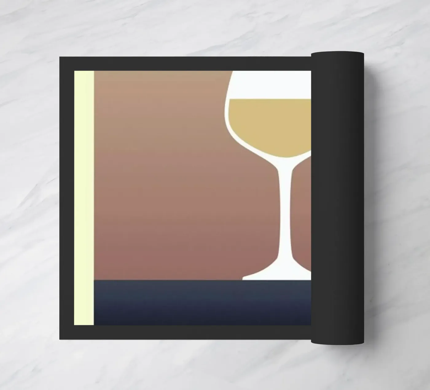 Perception White doormat by Trabolt Design