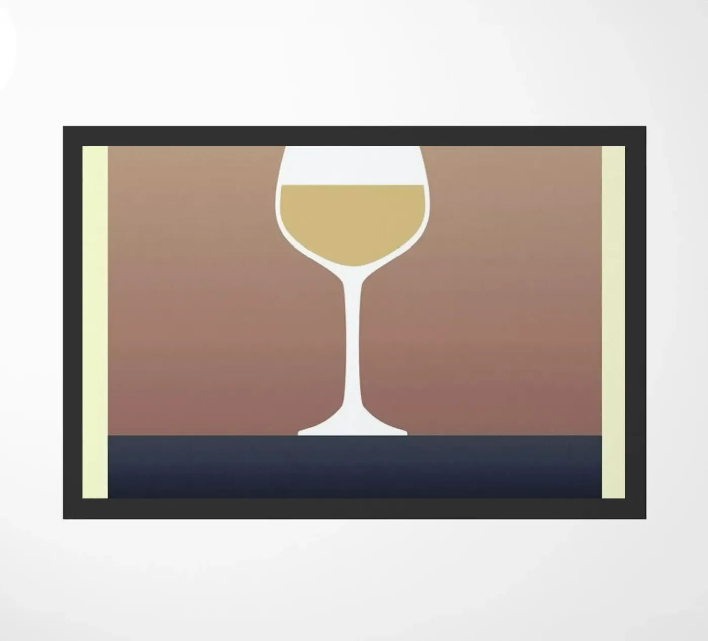 Perception White doormat by Trabolt Design