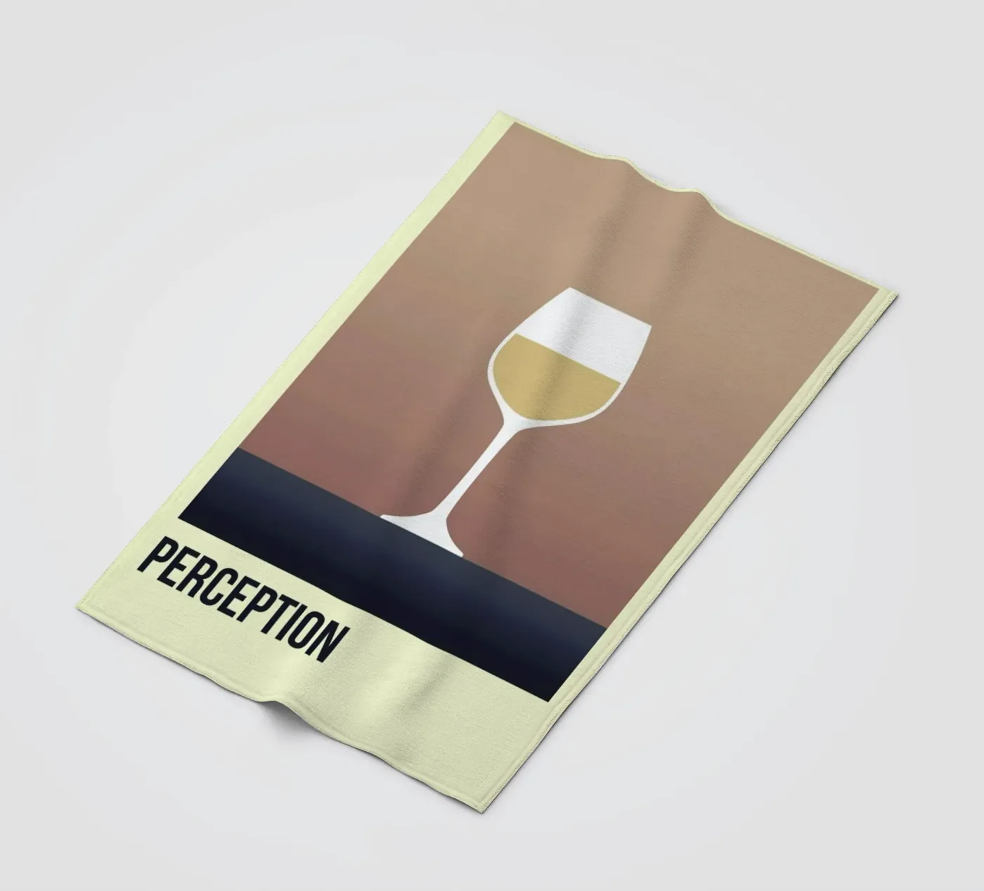 Perception White Fleecedecke von Trabolt Design