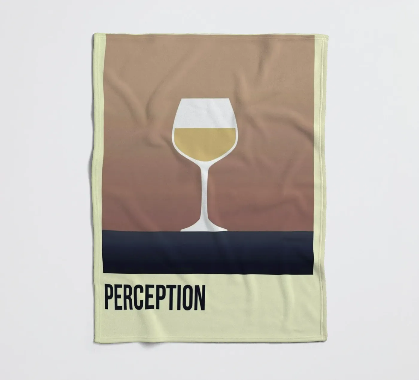 Perception White Fleecedecke von Trabolt Design