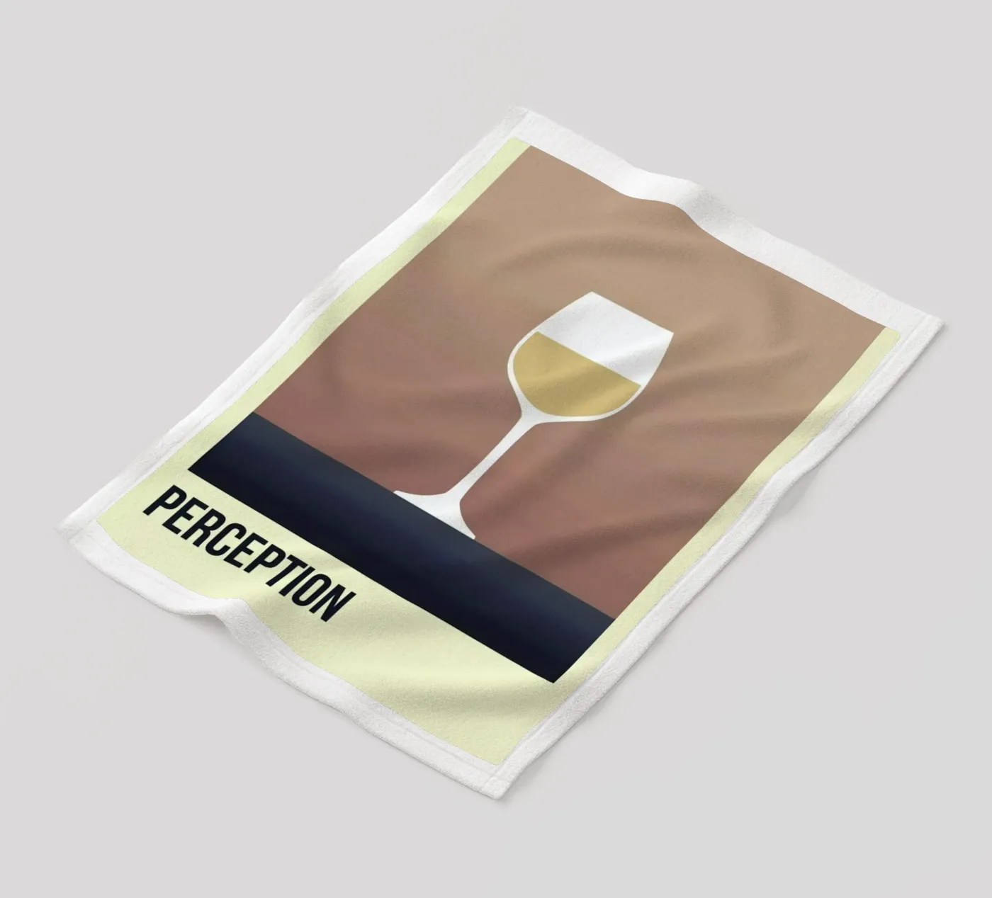 Perception White Fleecedecke von Trabolt Design
