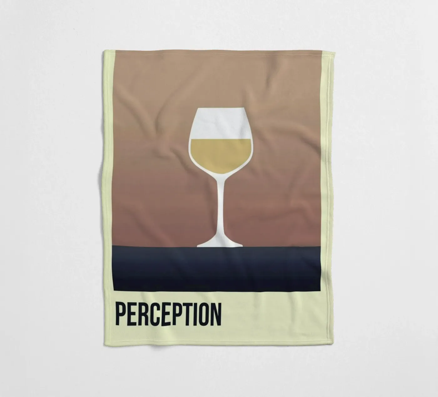 Perception White Fleecedecke von Trabolt Design