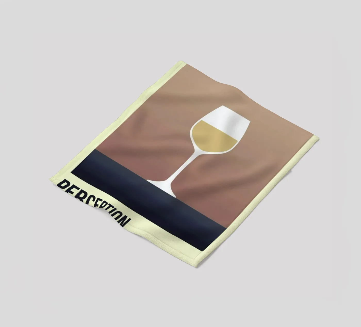 Perception White Fleecedecke von Trabolt Design