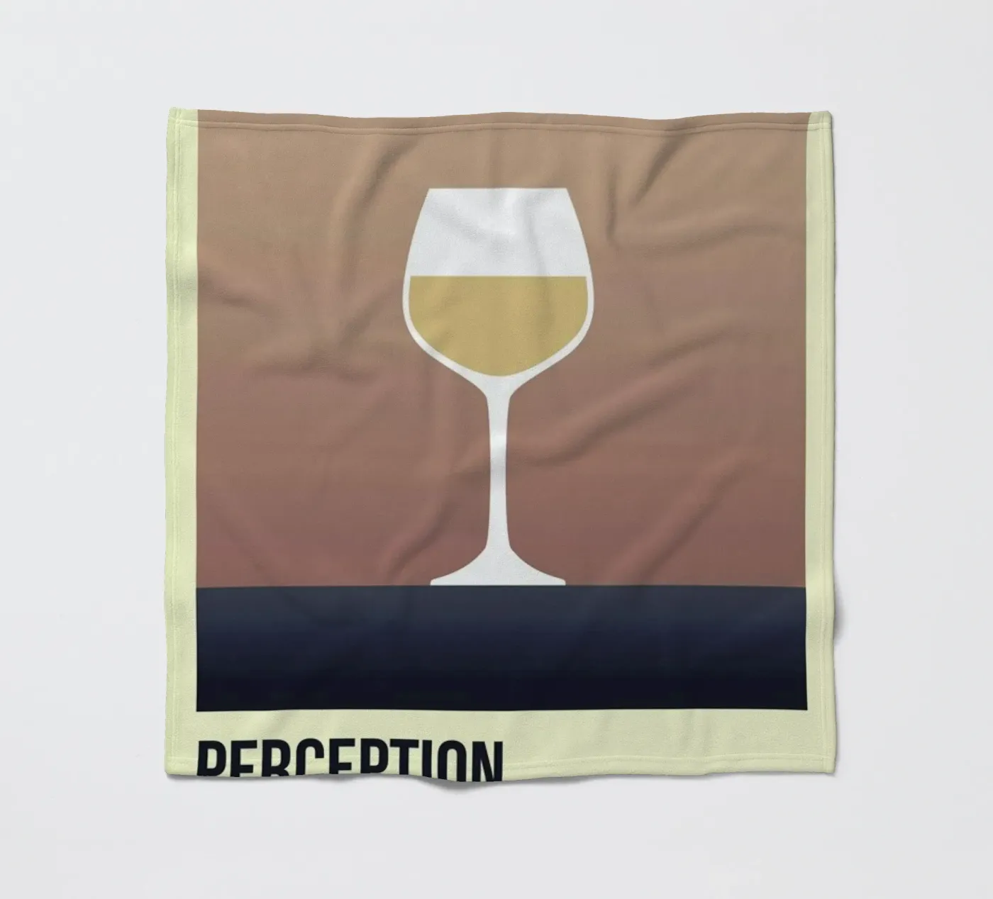 Perception White Fleecedecke von Trabolt Design