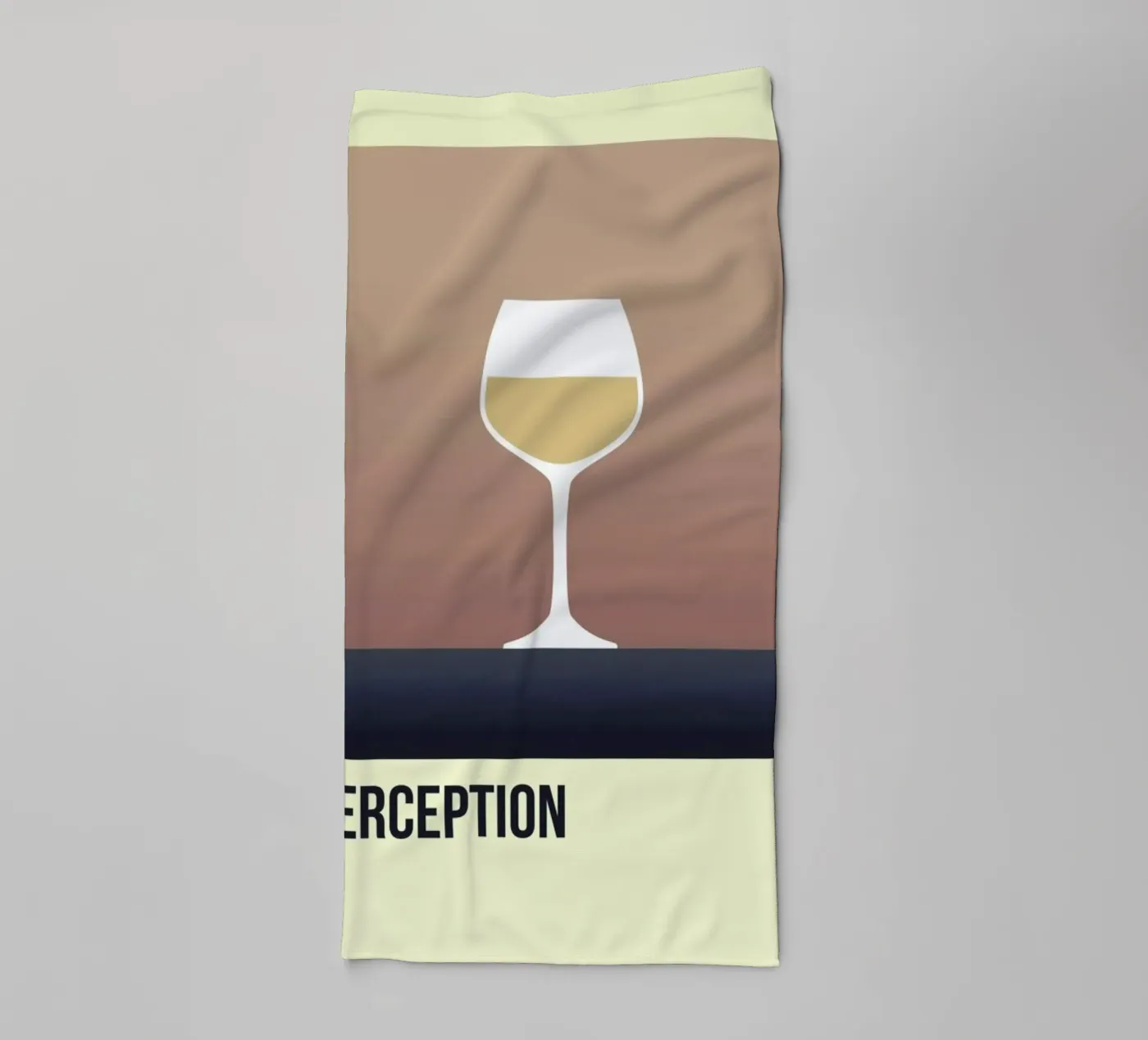 Perception White badhanddoek van Trabolt Design