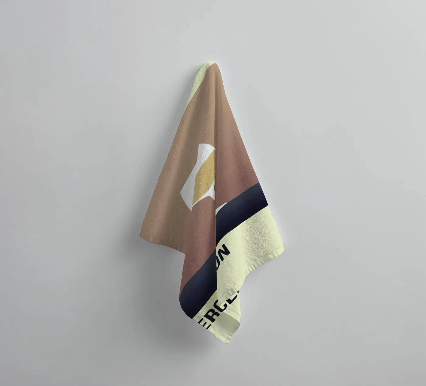 Perception White badhanddoek van Trabolt Design