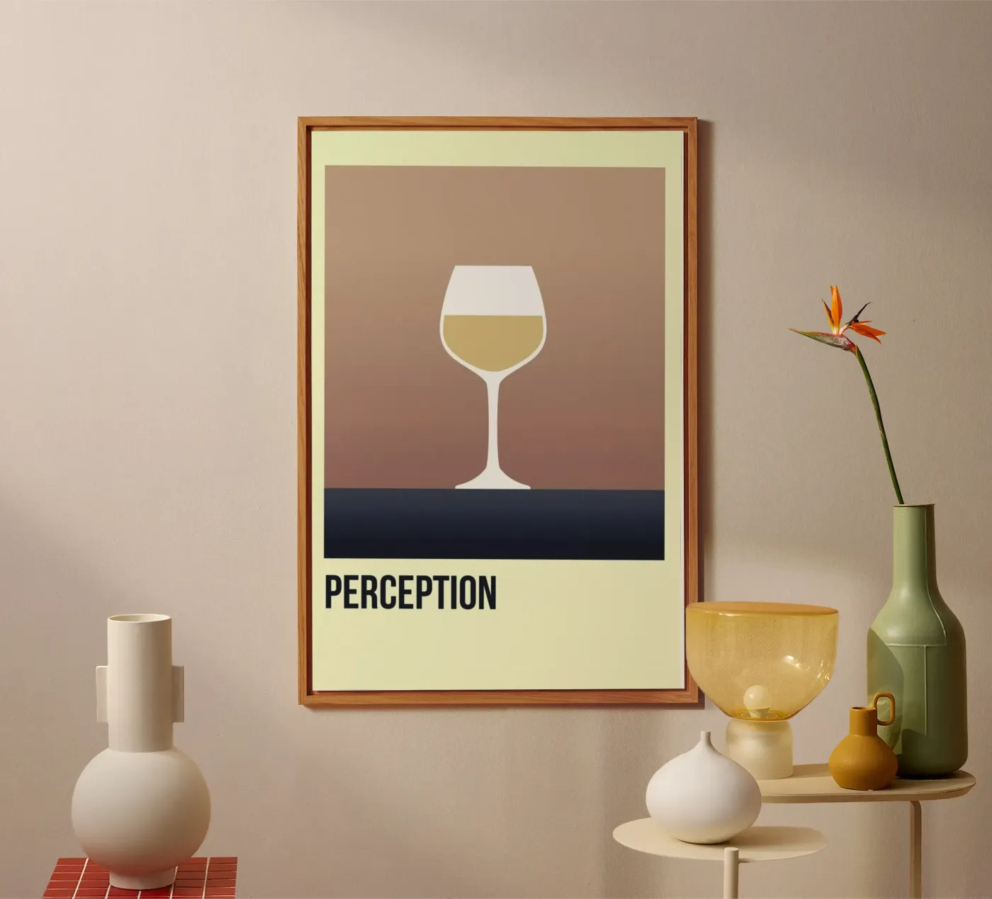 Perception White forex-plaat van Trabolt Design