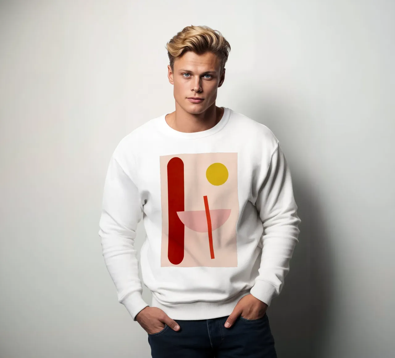 Vertical sweatshirt van Pure