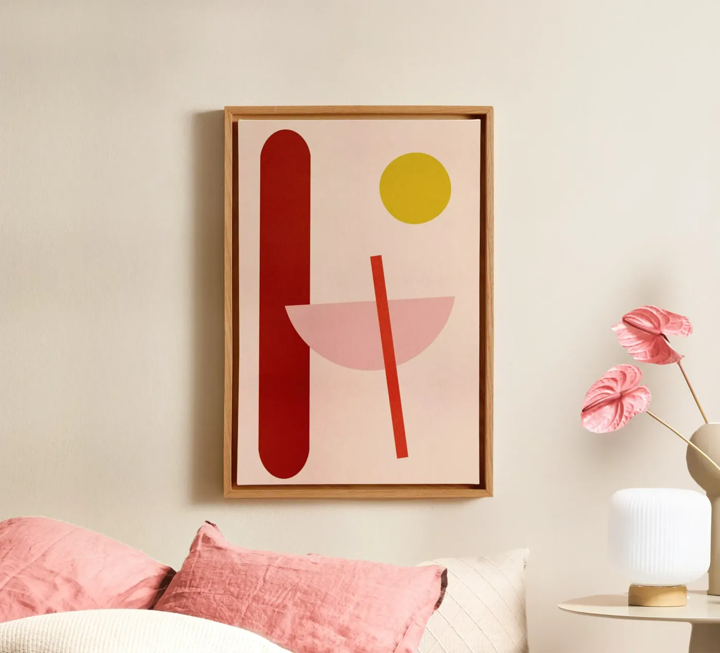 Vertical canvas van Pure