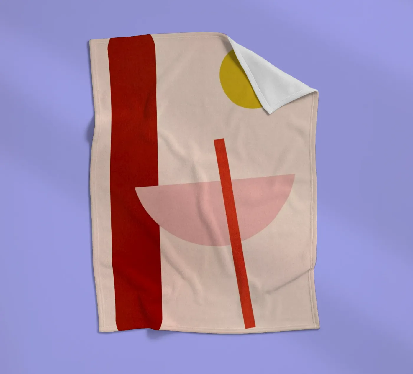 Vertical fleece blanket by Pure