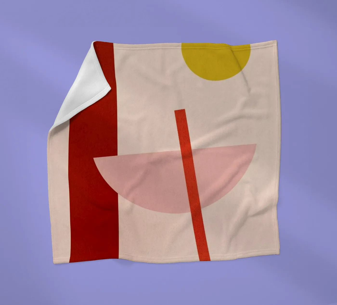 Vertical fleece blanket by Pure