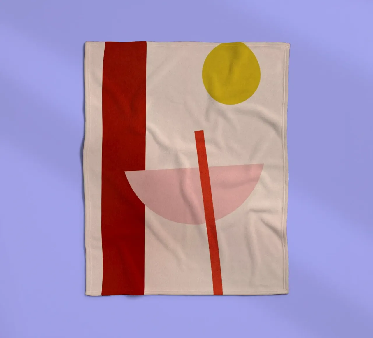 Vertical fleece blanket by Pure