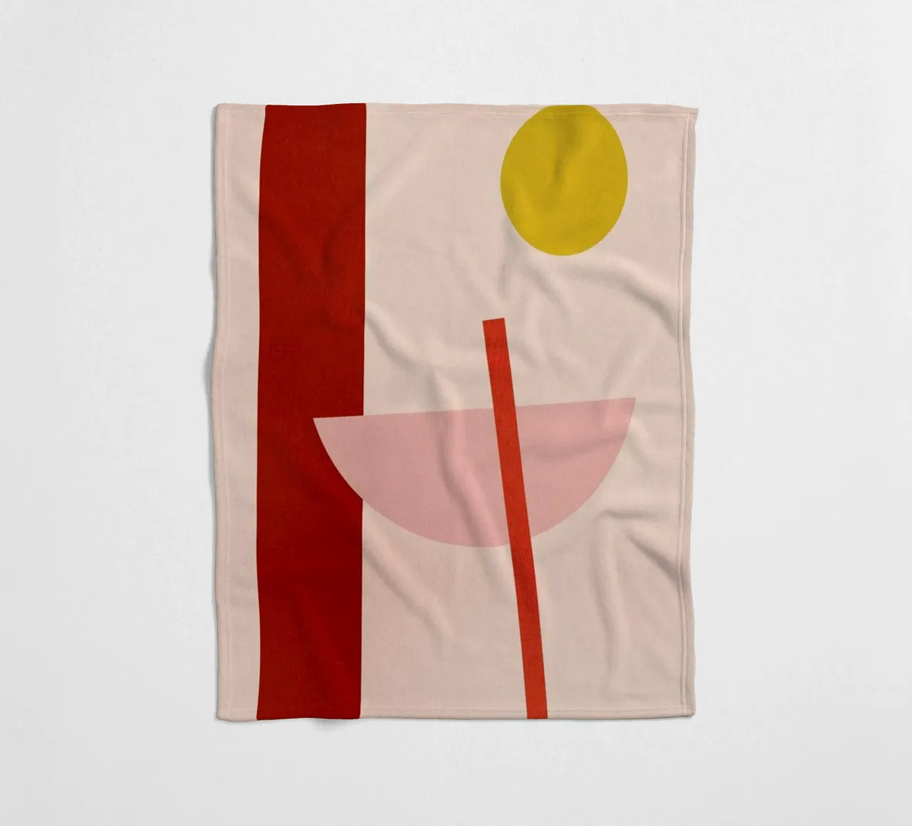 Vertical fleece blanket by Pure