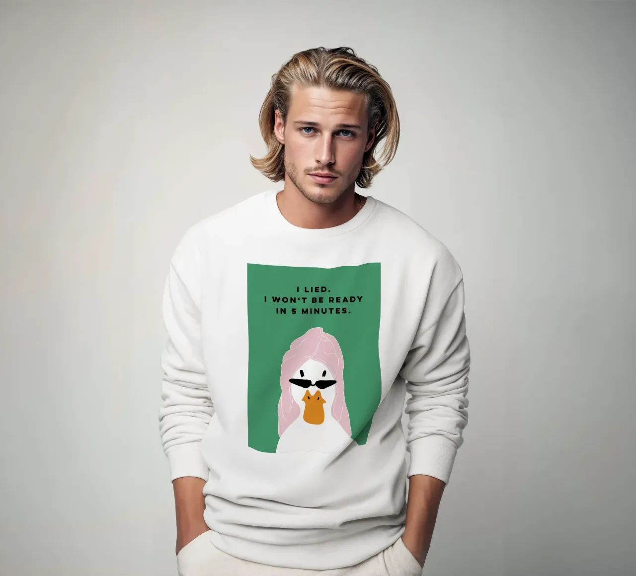 Running late Duck felpa da thesoulhugclub