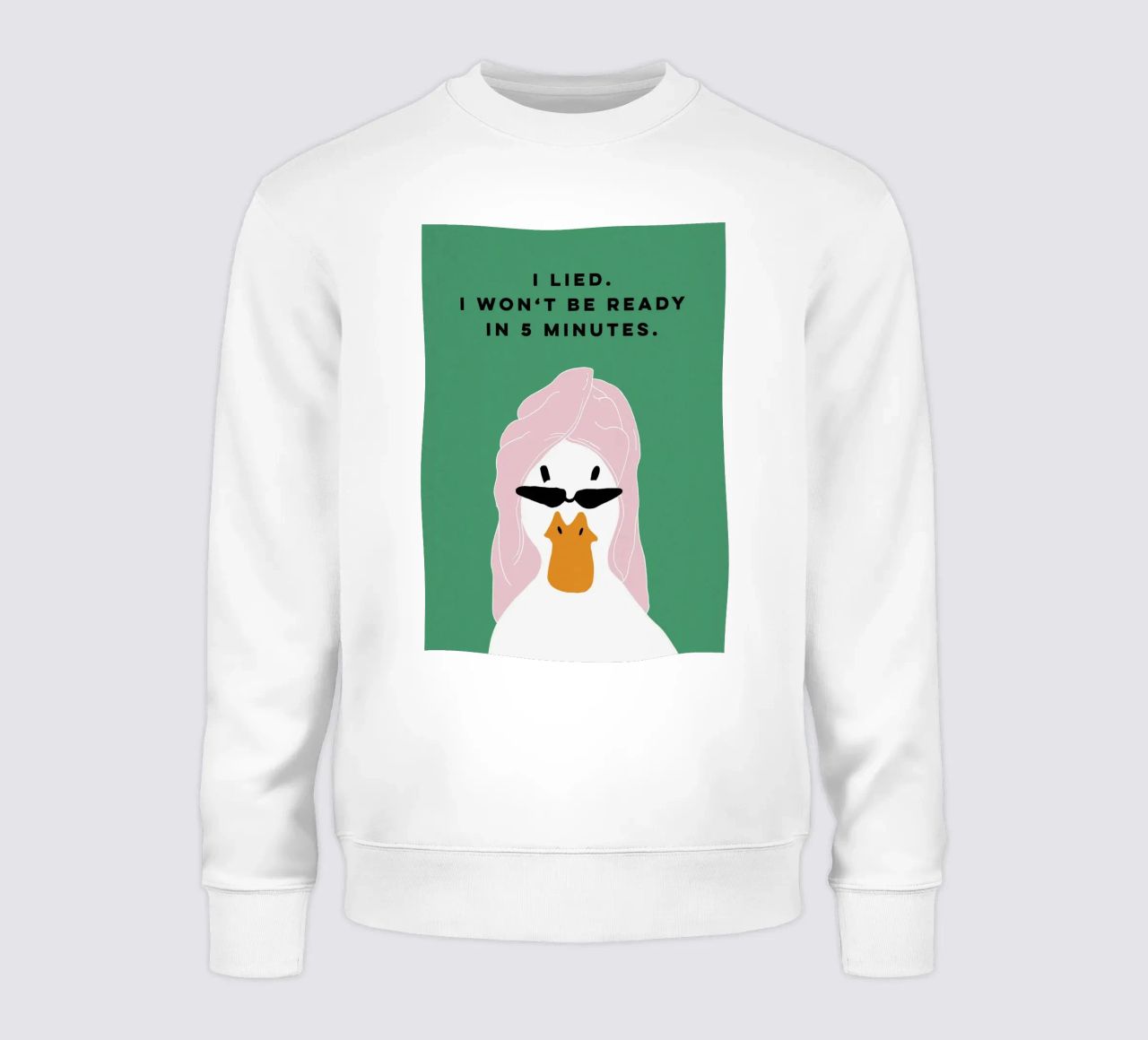 Running late Duck felpa da thesoulhugclub