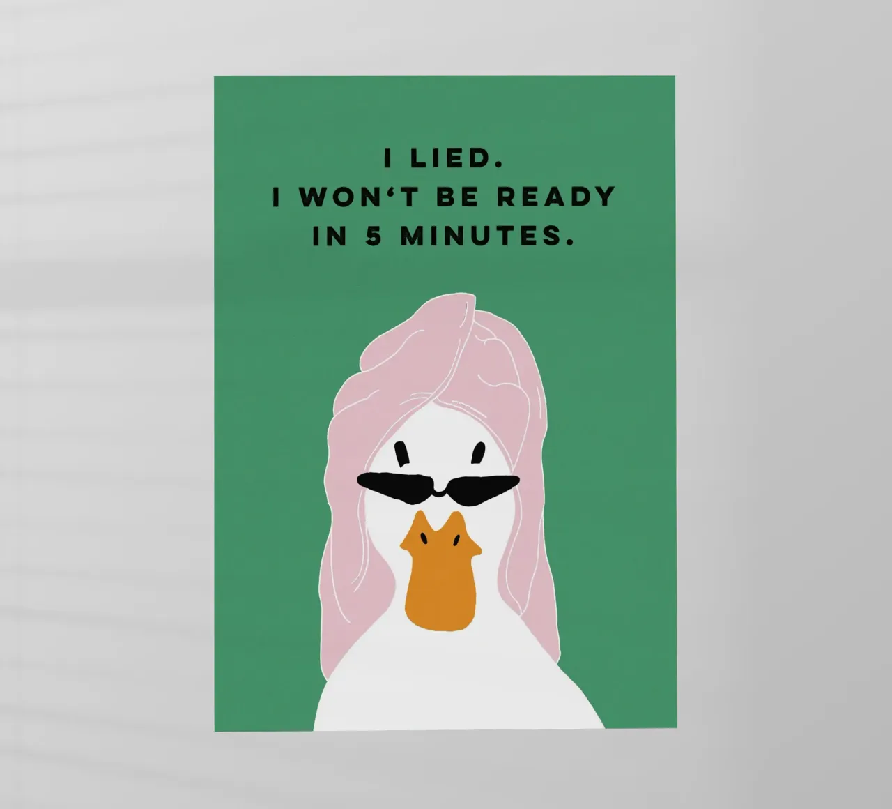 Running late Duck pellicola backlit da thesoulhugclub