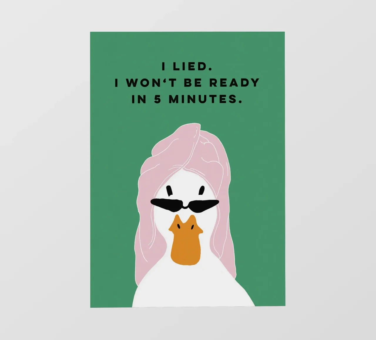 Running late Duck pvc-zeil van thesoulhugclub