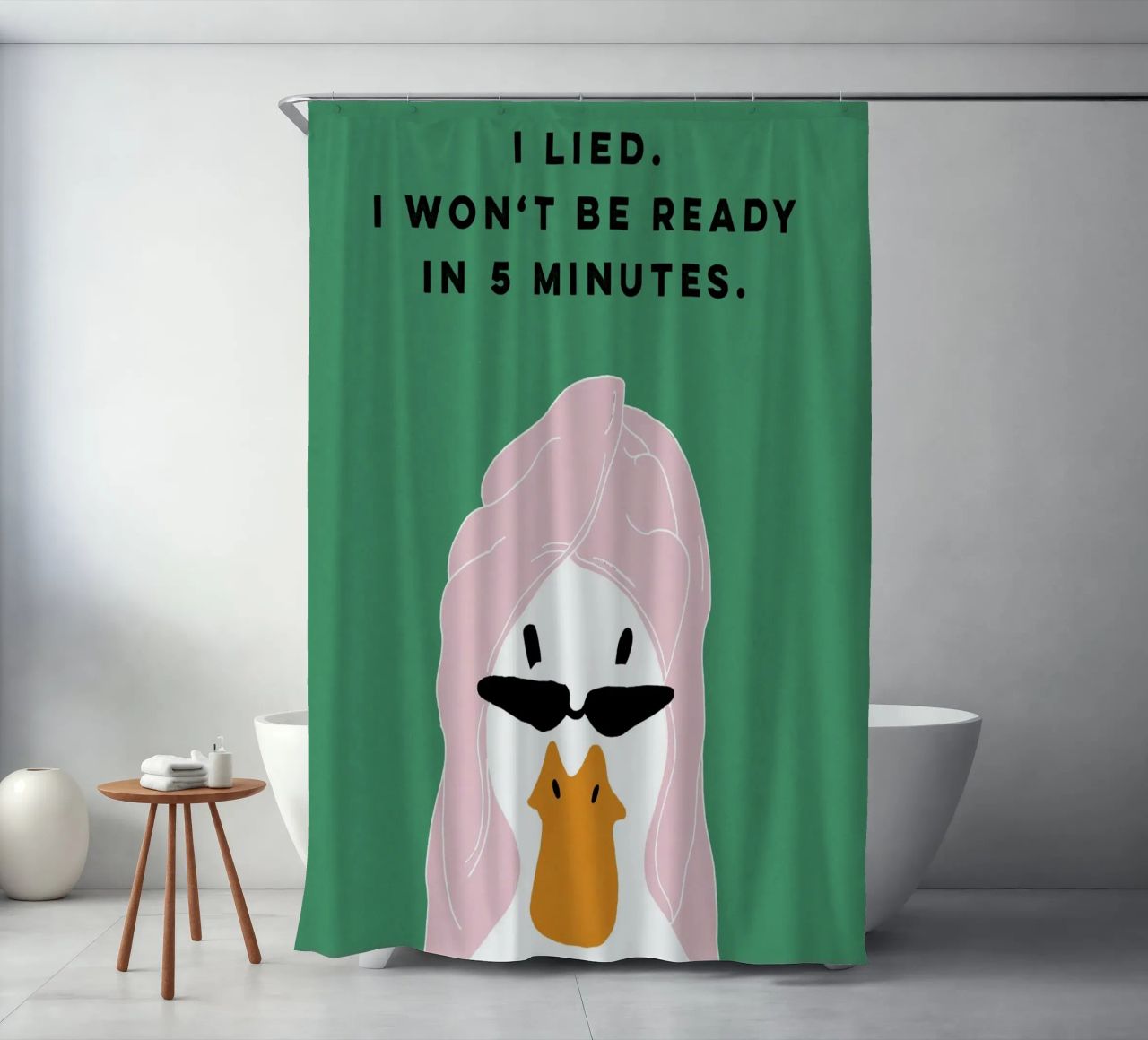Running late Duck tenda da doccia da thesoulhugclub