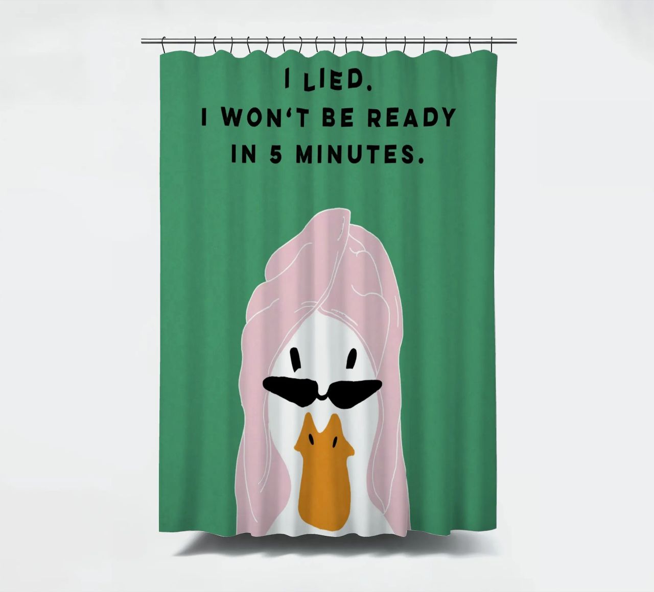 Running late Duck tenda da doccia da thesoulhugclub