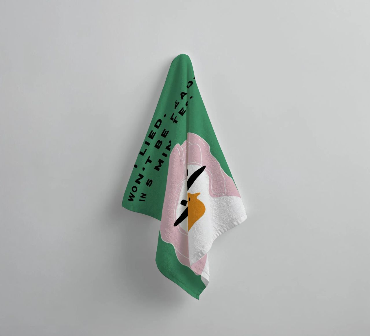 Running late Duck Handtuch von thesoulhugclub