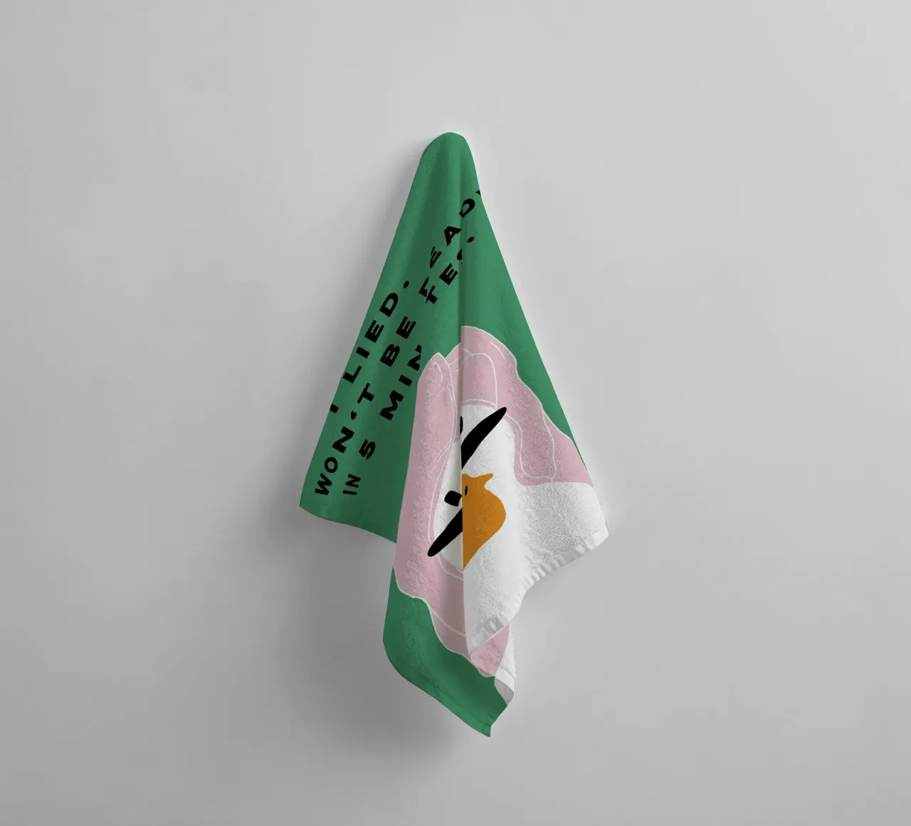 Running late Duck asciugamano da bagno da thesoulhugclub