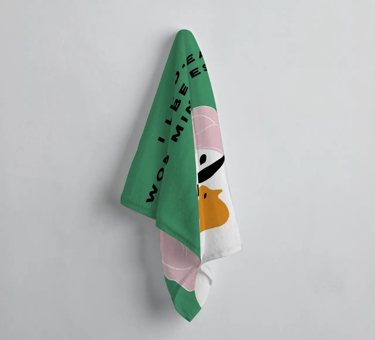 Running late Duck badhanddoek van thesoulhugclub