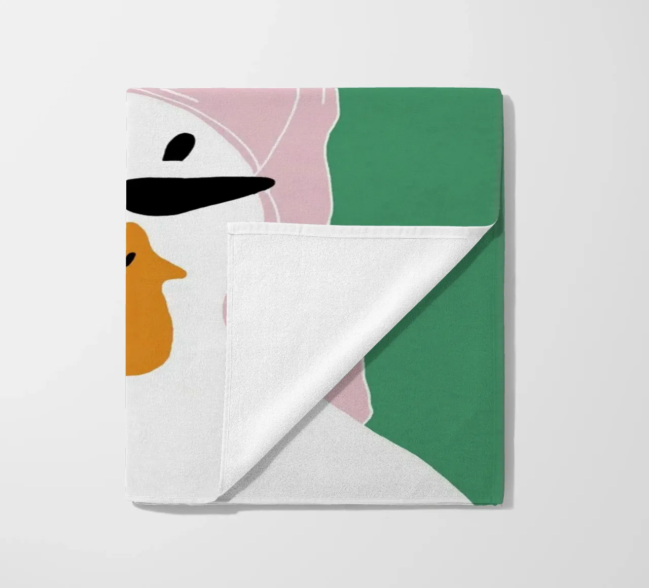 Running late Duck Strandtuch von thesoulhugclub