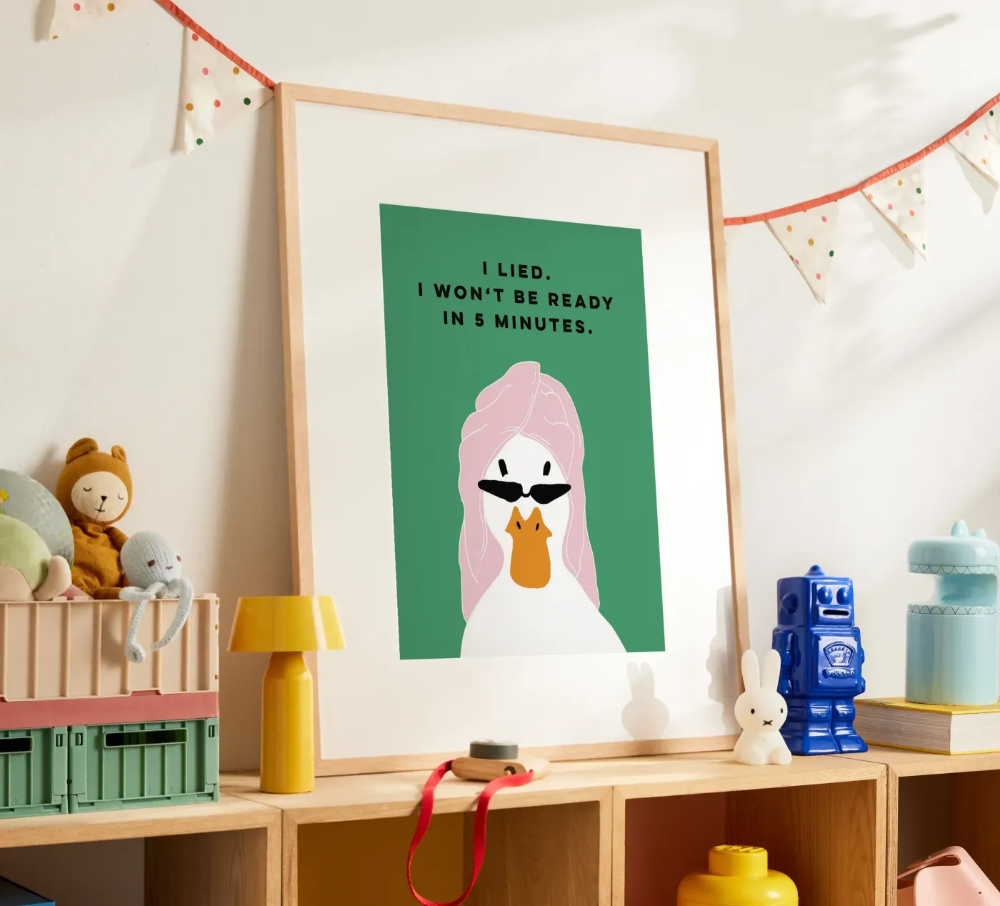 Running late Duck poster de thesoulhugclub