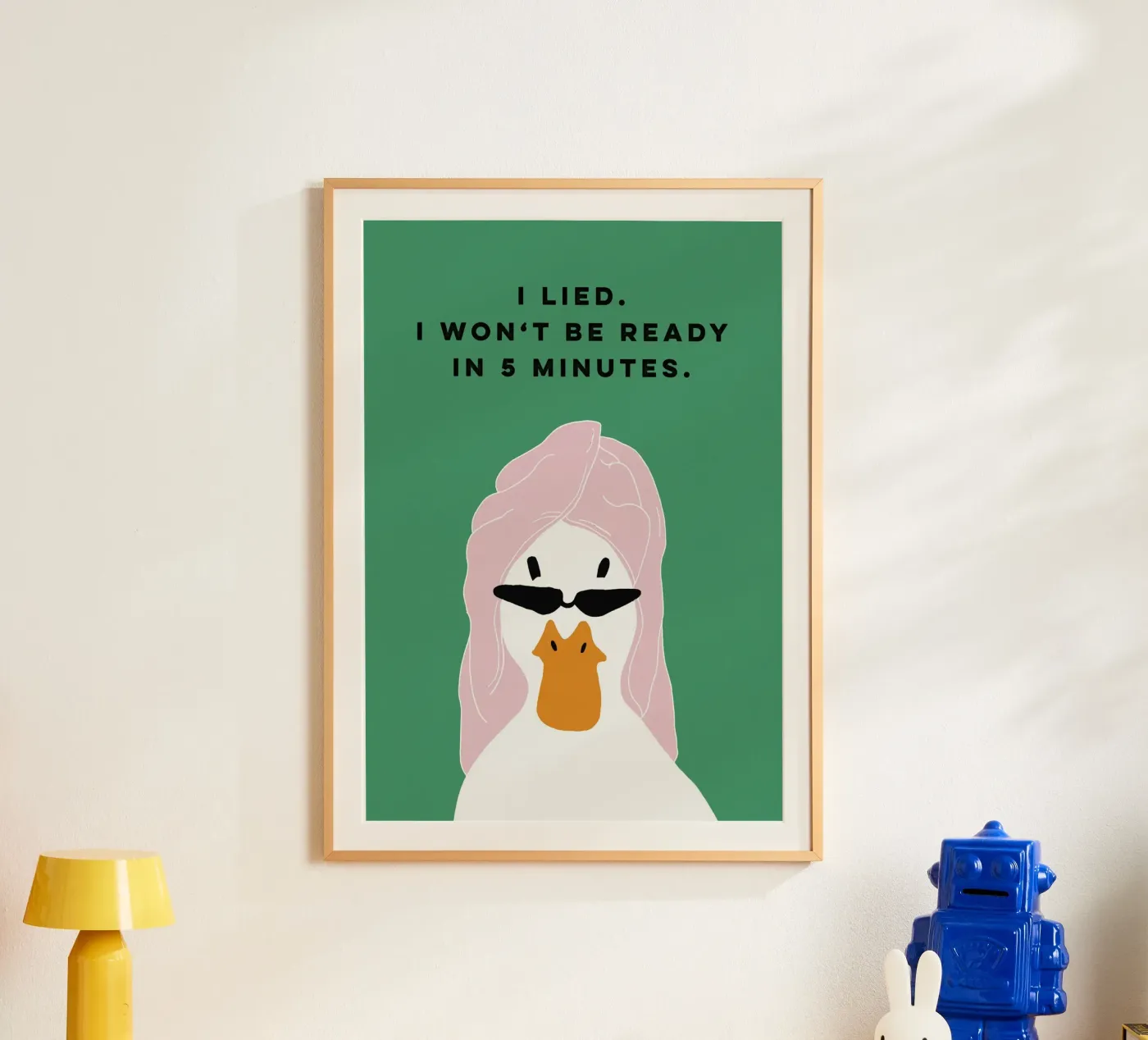 Running late Duck poster de thesoulhugclub