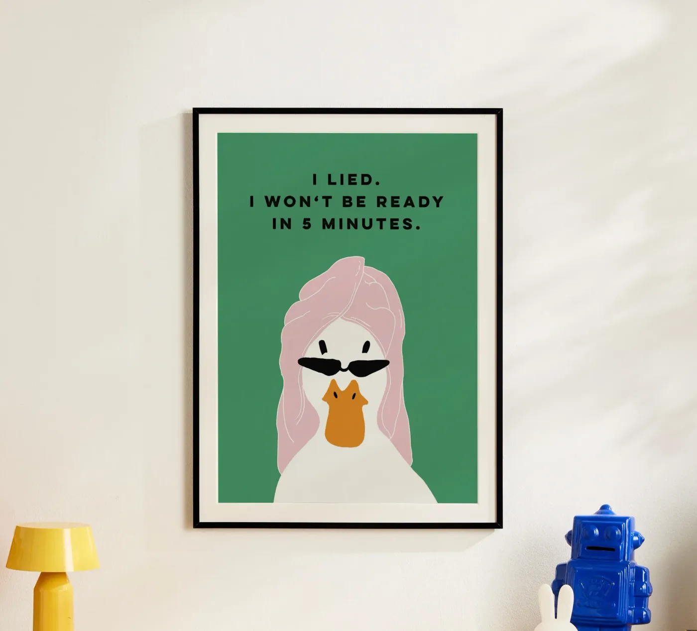 Running late Duck poster de thesoulhugclub