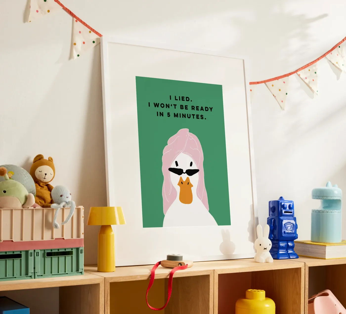 Running late Duck poster de thesoulhugclub
