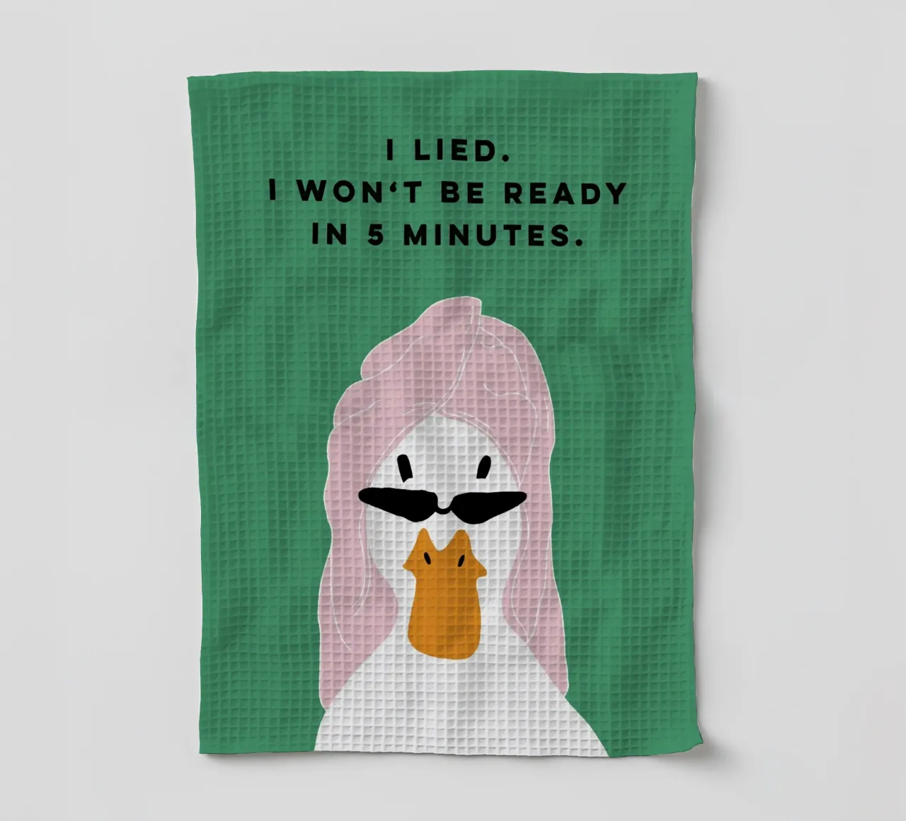 Running late Duck canovaccio da cucina da thesoulhugclub