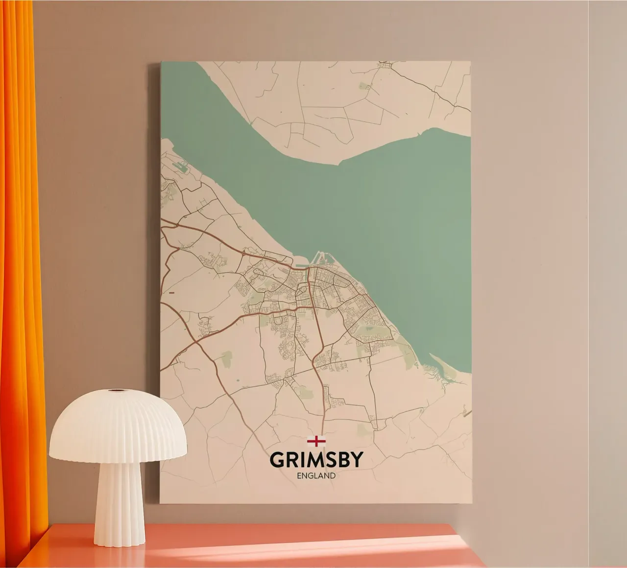 Grimsby Regno Unito tela con Cornice a cassetta da Jacob W MICKELSON