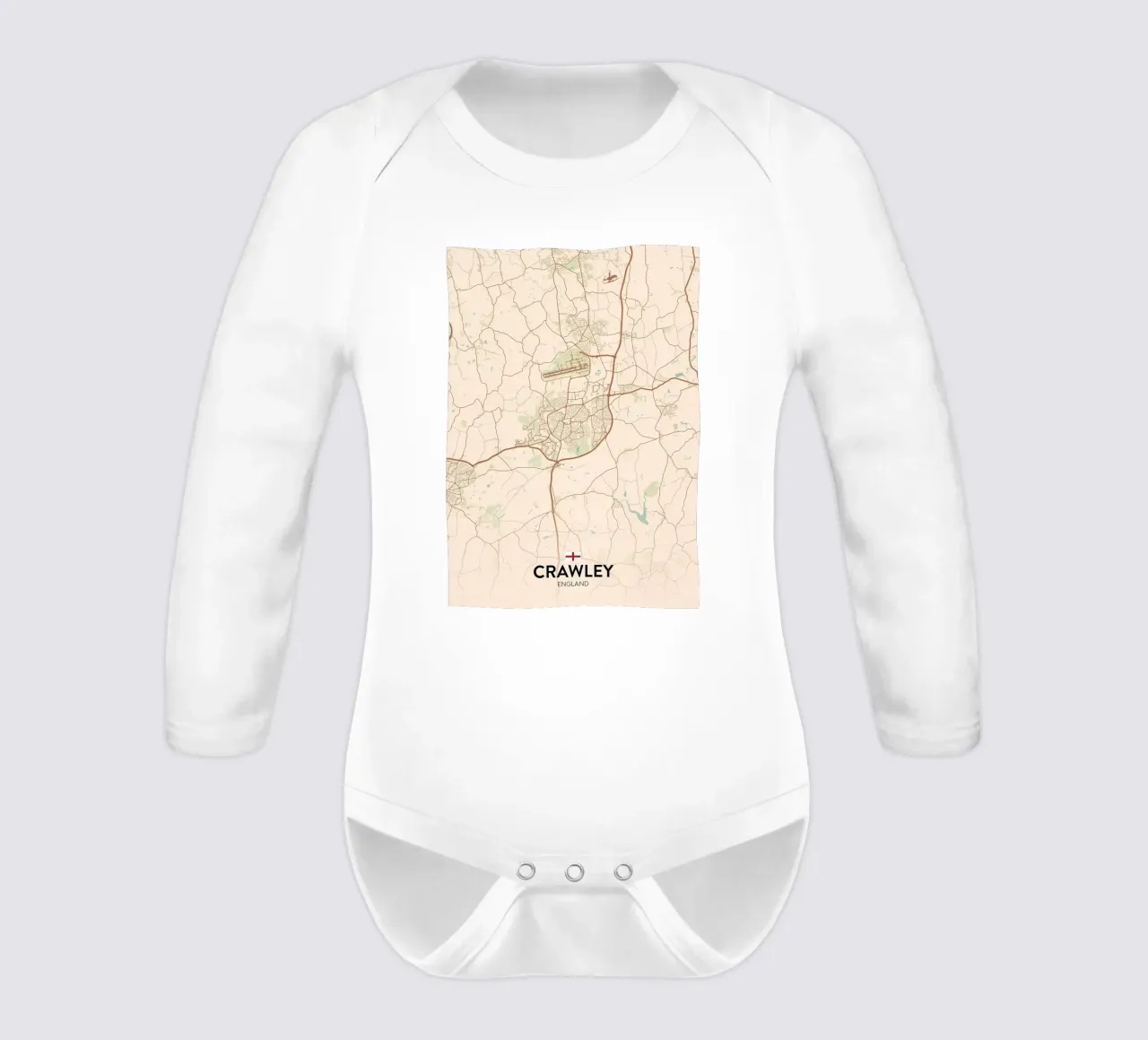 Crawley UK long-sleeve baby romper by Jacob W MICKELSON