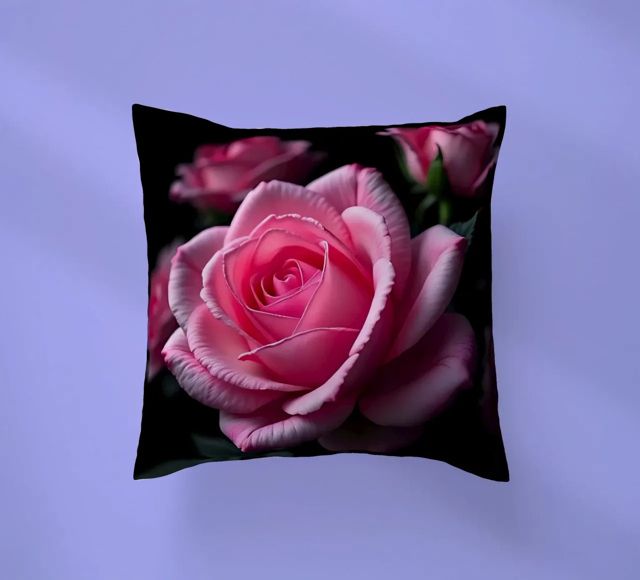 Rosa_rosa_01 cuscino da Farb- und Blütenzauber by LK