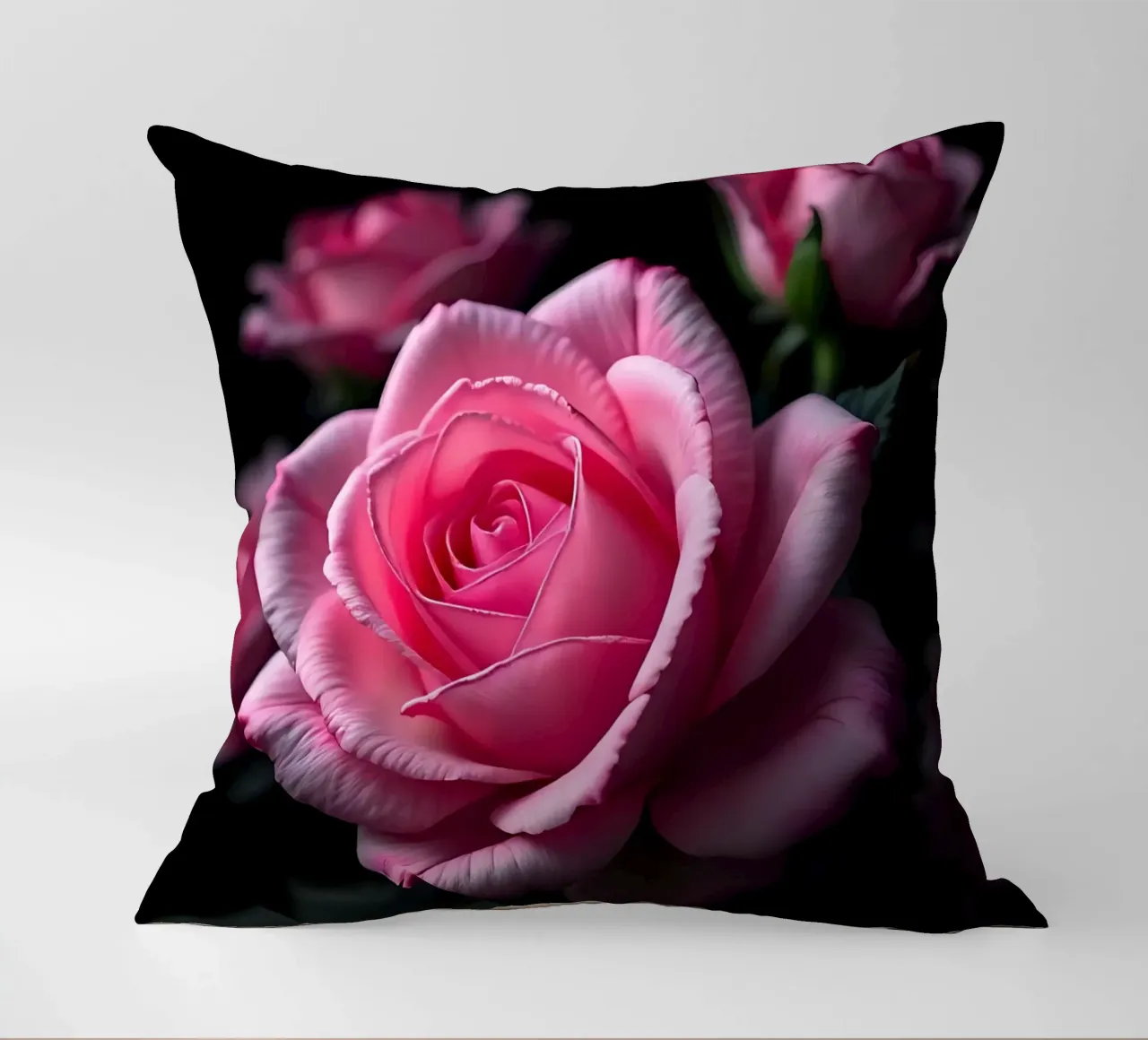 Rosa_rosa_01 cuscino da Farb- und Blütenzauber by LK