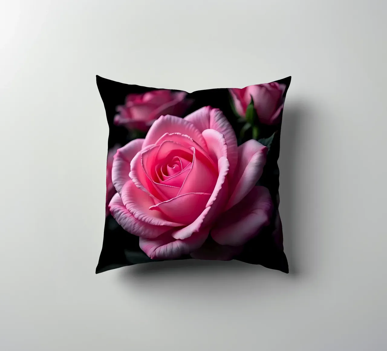 Rosa_rosa_01 cuscino da Farb- und Blütenzauber by LK