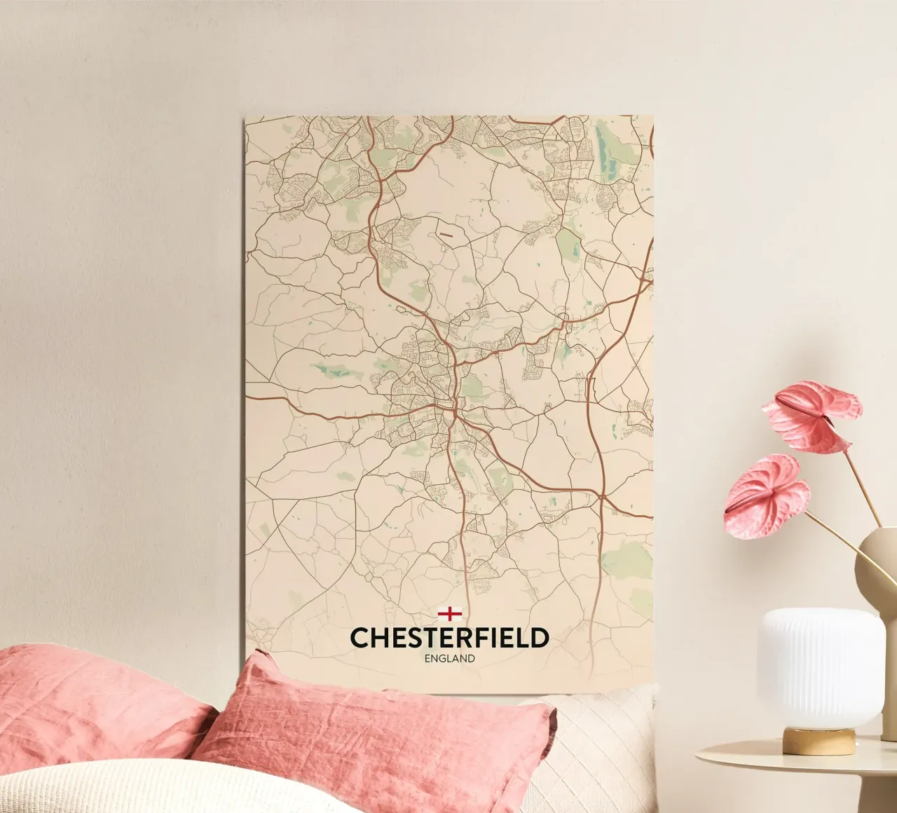 Chesterfield Regno Unito poster da Jacob W MICKELSON