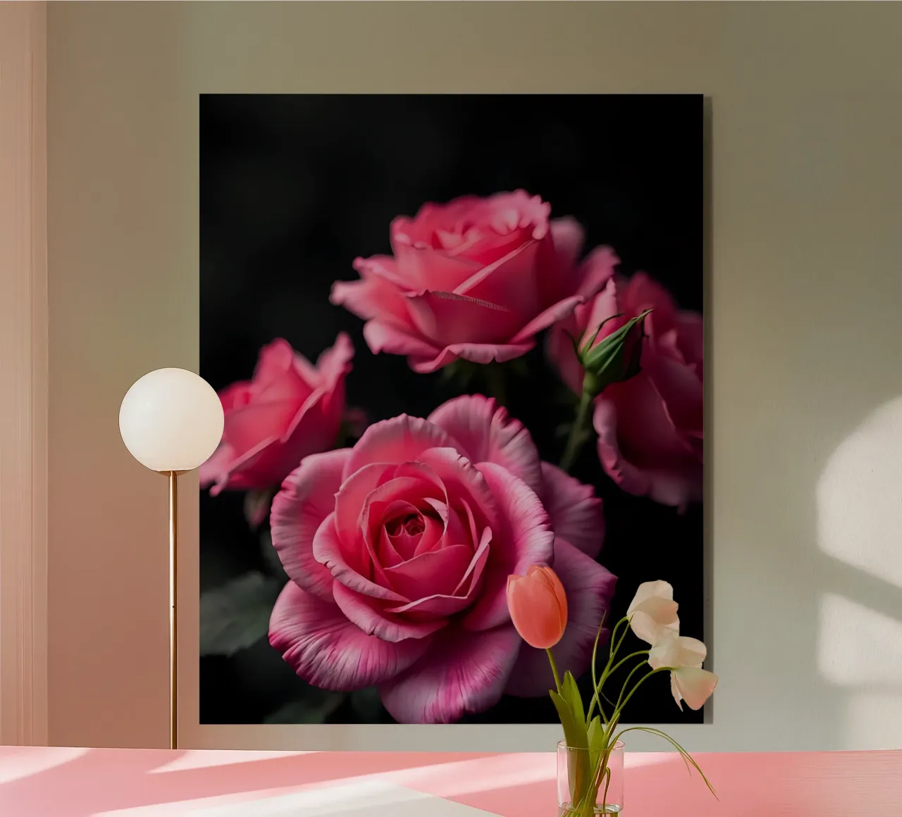 Rosa_rosa_02 alluminio dibond da Farb- und Blütenzauber by LK