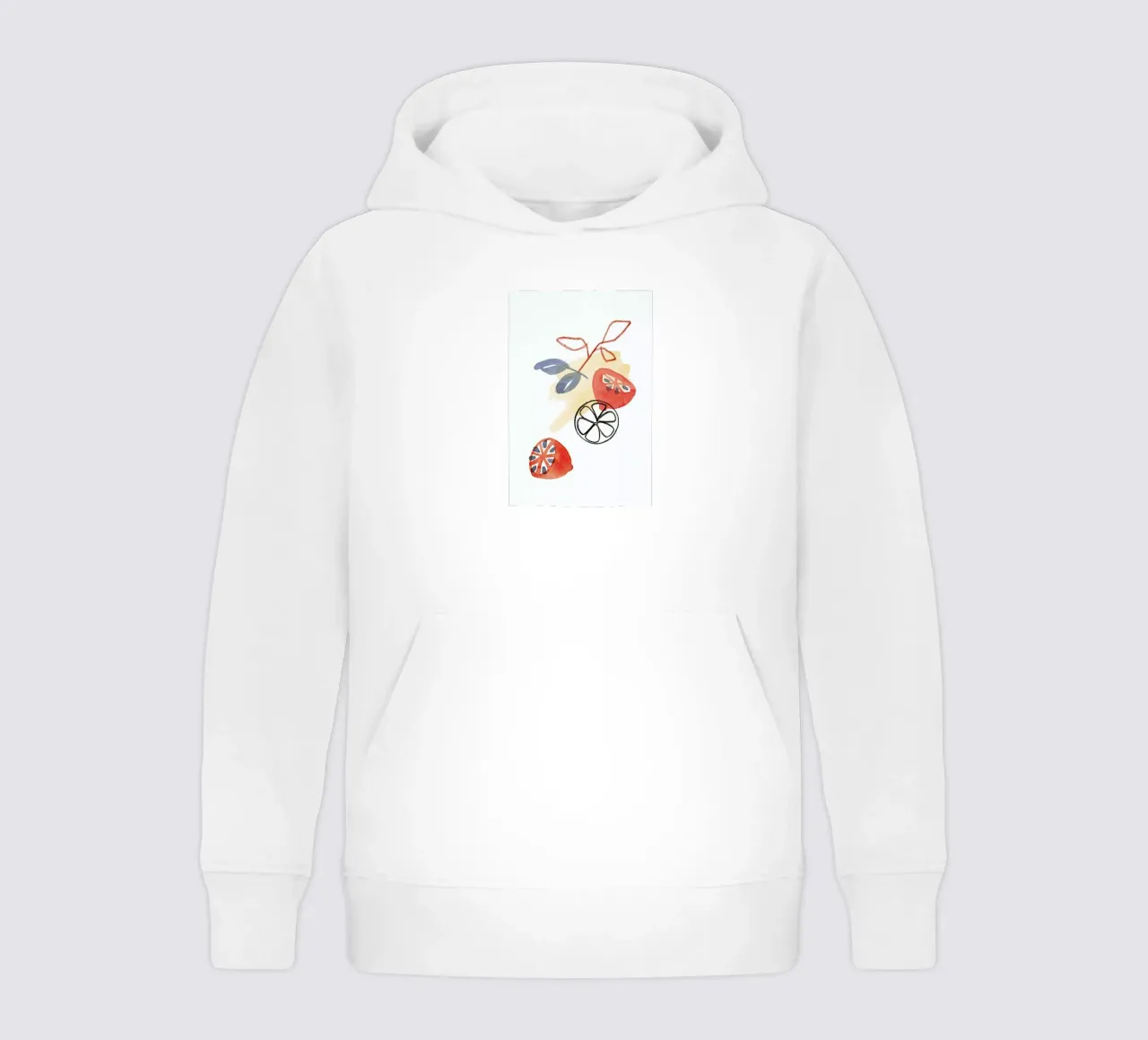 Lemons 2 kids hoodie by Farina Kuklinski