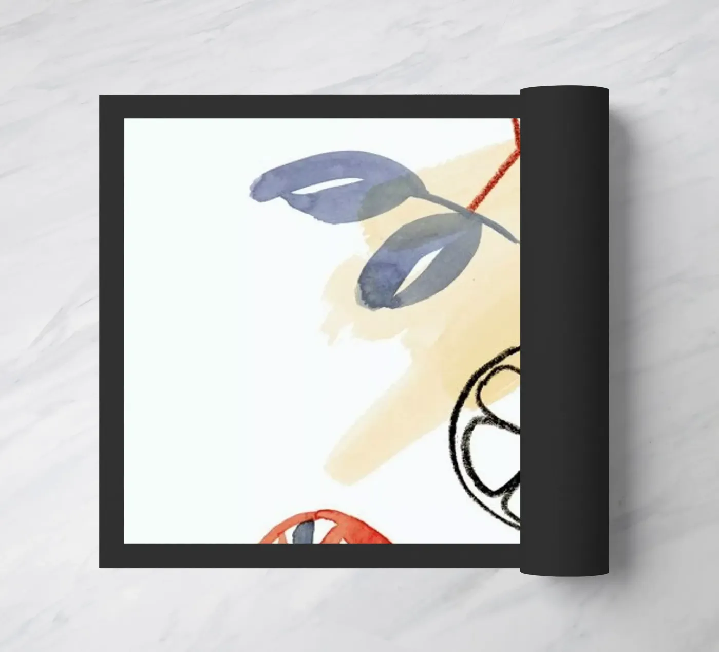 Lemons 2 doormat by Farina Kuklinski