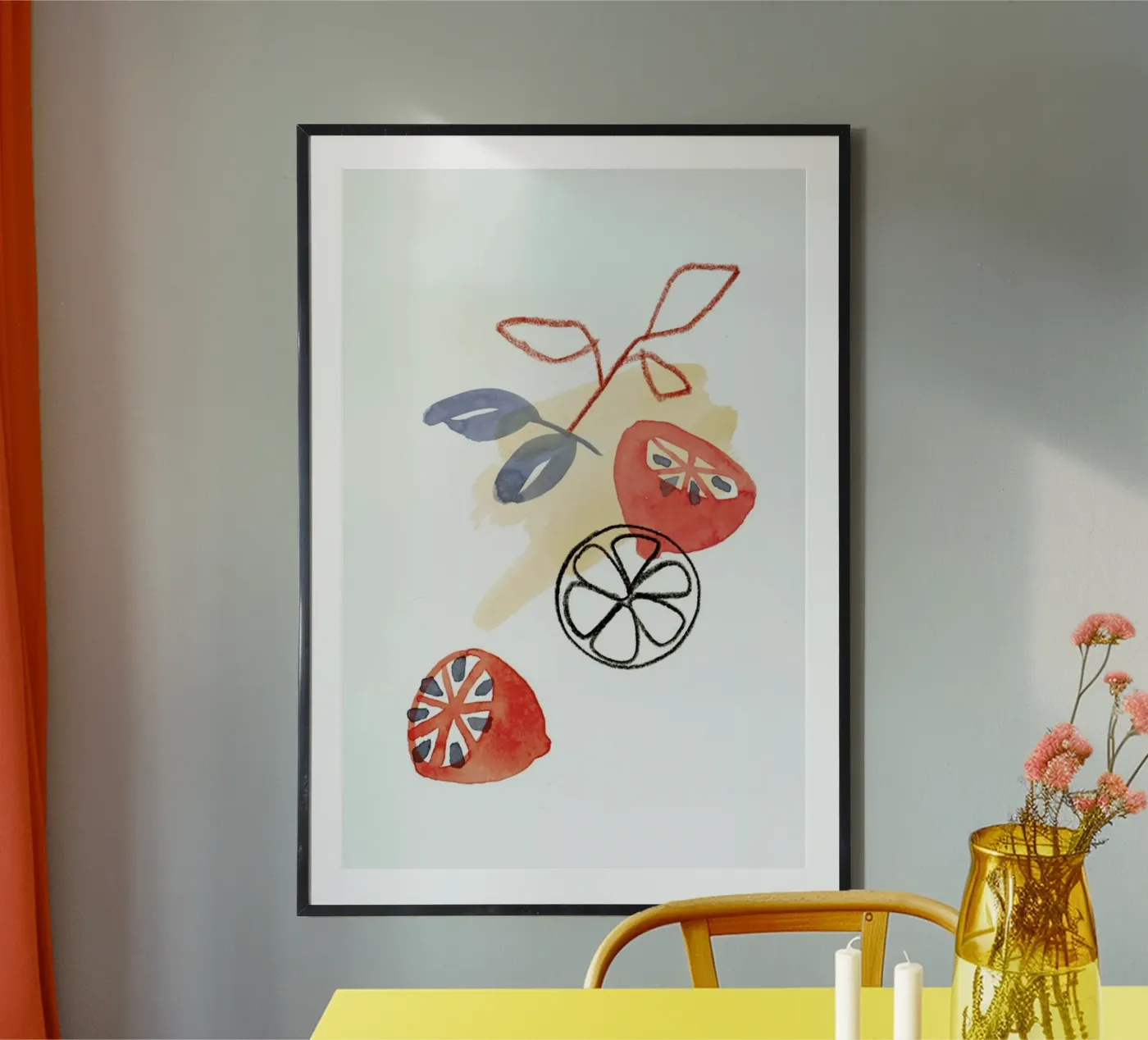 Lemons 2 poster by Farina Kuklinski